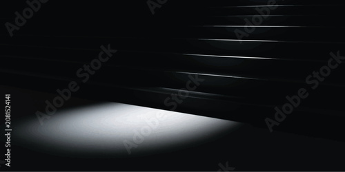 Photos Minimalist architectural steps in spotlight with staircase spotlight architectur