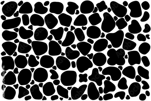 Irregular shapes background 