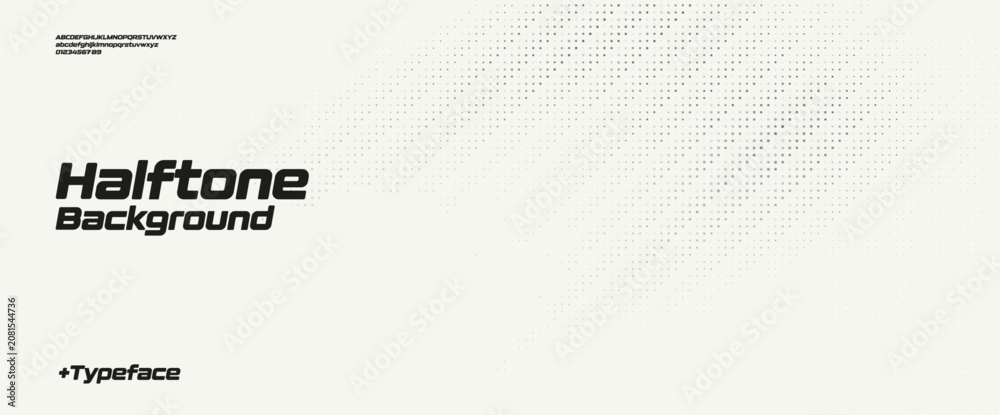Obraz premium White Dotted Halftone Pattern, Wavy Halftone Texture, Dynamic Wave Background for Action Sport, Speed Race, Running, Tennis and Boxing, Technology and Future Innovation BG. Vector Illustration