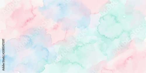 Abstract Watercolor Hand Painted Background with Colorful Paint Splashes Vintage Paper Texture Artistic Grunge Design Wallpaper and Creative Illustration Backdrop