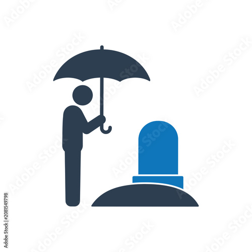 Sorrowful Rain Mourning Icon