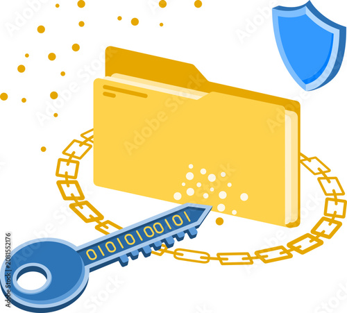 Foto Robust data encryption security