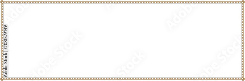 Cuadro en lienzo Postcard scalloped edge frame