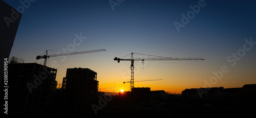 Construction Cranes Operating In Ukraine