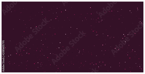 Subtle pink particle effect over dark textured vector background art.
