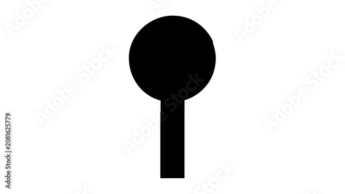 Clean flat vector line icon of a festive noise maker, useful for New Year countdown graphics, holiday greetings, party menus, and event reminders.
