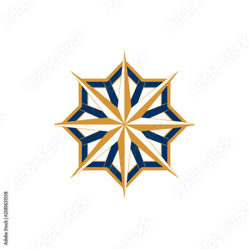 Geometric Starburst Design