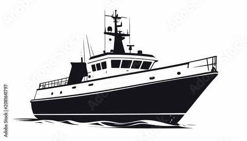 Large Boat Vessel Ship Watercraft.