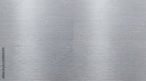 Brushed Stainless Steel Metallic Surface Texture Background