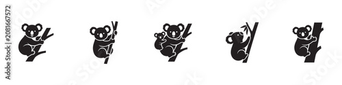 Photography Koala icon set