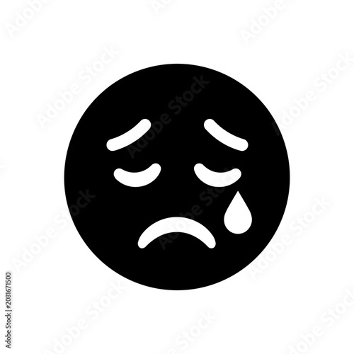 Obraz na plátně Tearful Sorrow Icon