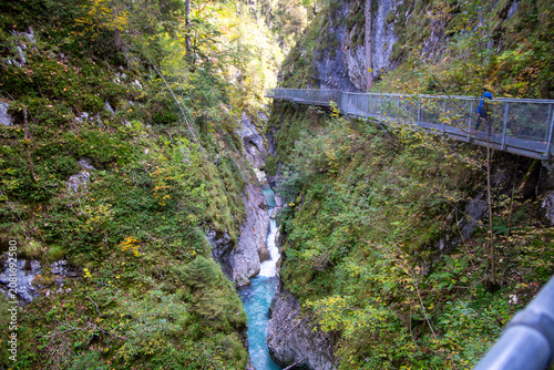 Leutaschklamm im Grenzwald zwischen Tirol und Bayern