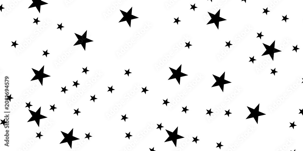 Obraz premium Vector small triangle overlapping baby star textile black and withe fabric clothing pattern. Christmas use for wall decoration front cover, fabric, textile, interior decoration elements wallpaper.