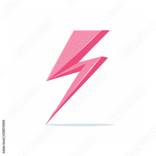 Pink and red flat design arrow