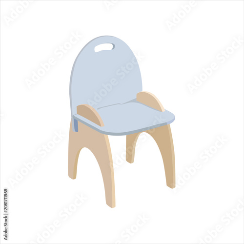 light blue chair