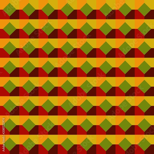 seamless geometric pattern with triangles
