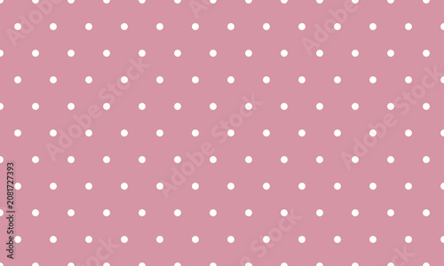 White polka dot pattern on dusty pink background with background, abstract