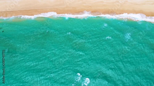 Aerial view of kenting national park and beautiful beach, Taiwan