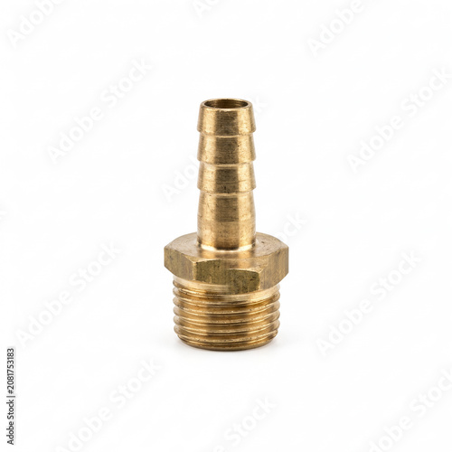 Generic countersunk finishing washer isolated on white.