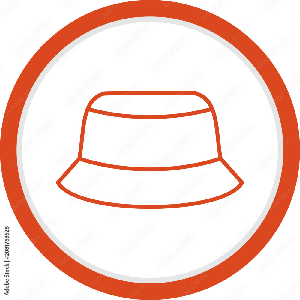 Fototapeta premium Men's Hat Icon