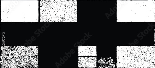 Distressed grunge stripe pattern with bold black vertical bars and heavy weathered texture for urban aesthetic design.