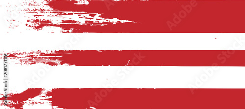 Abstract red brush stroke texture on a clean white background for artistic creative projects and design overlays.