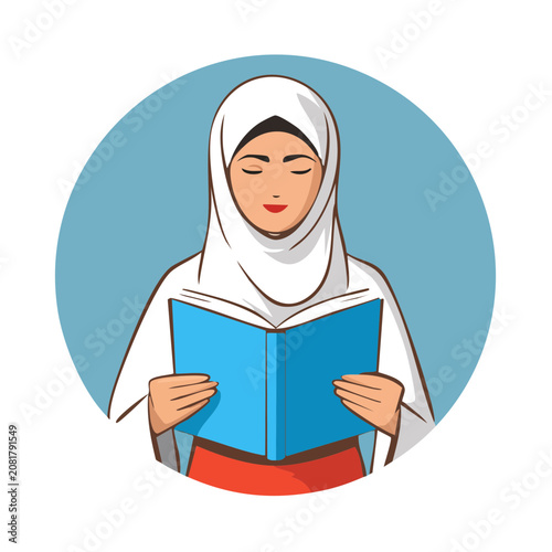 Flat illustration of woman holding gift boxes