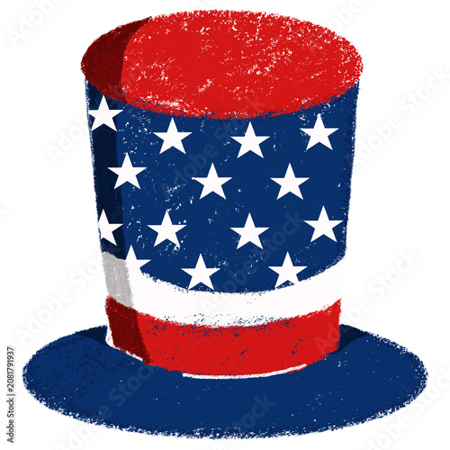 Uncle Sam top hat 4th July 
