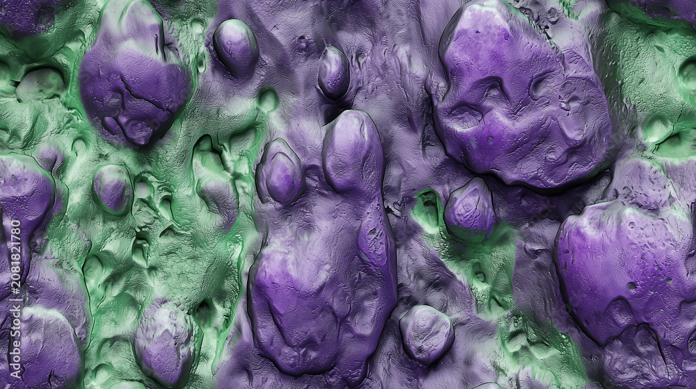 Obraz premium Seamless texture displaying colorful organic shapes and rocky forms