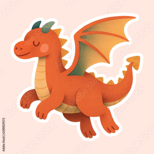 Photography vector illustration of a dragon