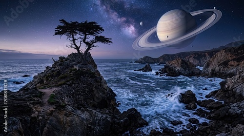 ufo in space