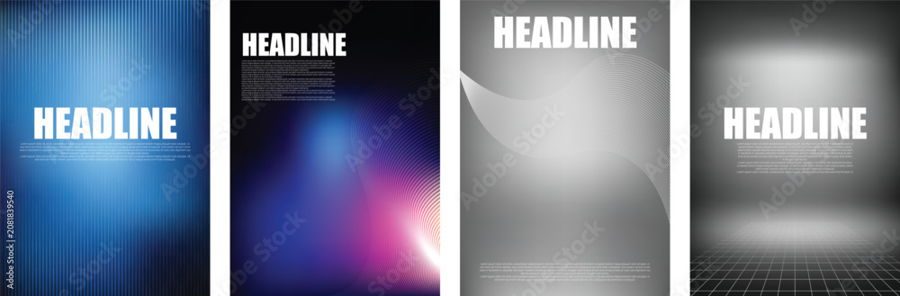 Fototapeta premium Abstract Gradient Background.