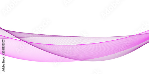Abstract business background with flowing violet and pink line waves, creative elegant concept for design