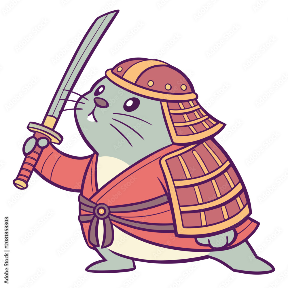 Fototapeta premium Seal Chubby Defender 1
