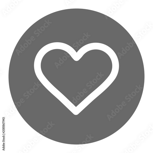 heart icon vector 