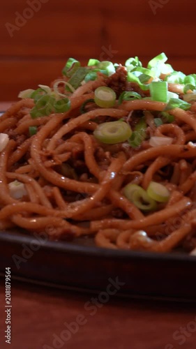 Plats asiatique dans un restaurant