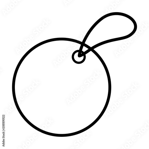 Blank Price Tag Icon