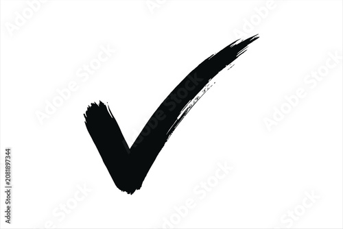 Hand drawn check mark