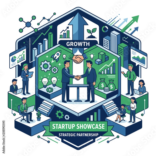 Startup Showcase Strategic Partnership Business Growth Success