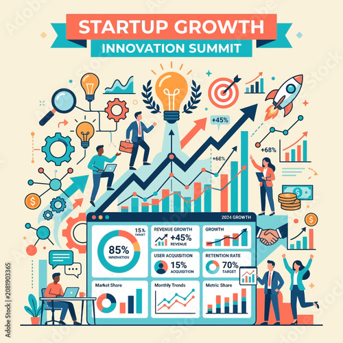 Startup Innovation Summit Celebrating Business Growth And Success