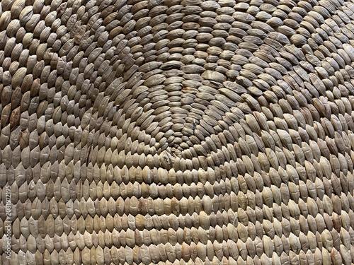 Wicker rattan weave texture background