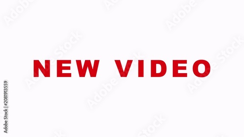 Glowing red Neon Sign with 