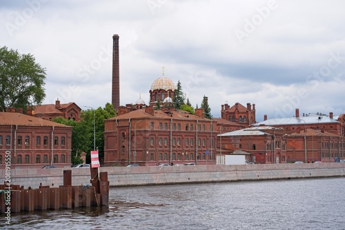  St. Petersburg, Russia, July 27, 2026. View of the brick buildings of the former Kresty prison.                              