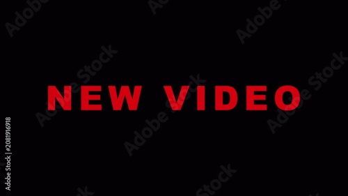 Glowing red Neon Sign with 
