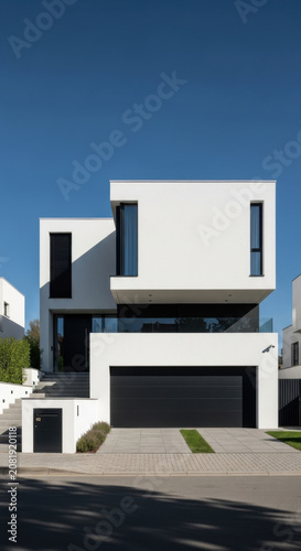 Modern White Residence Contemporary Architecture Design