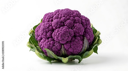 Fresh purple cabbage with green outer leaves.