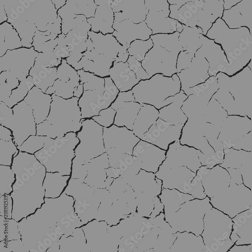 Foto Gray Cracked Surface Texture