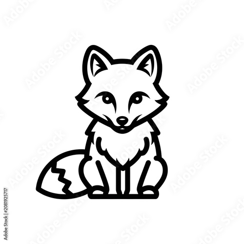 Cartoon dog sitting on white background.