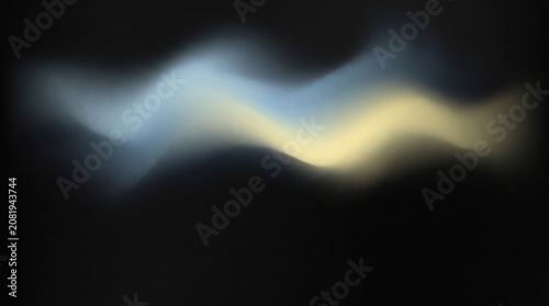 Soft blurred light waves with dreamy abstract glow