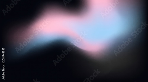 Abstract soft blur with colorful bokeh and haze